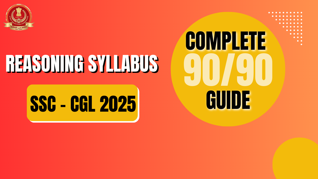 Reasoning Syllabus for SSC CGL